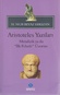 aristoteles yazıları - metafizik ya da ilk felsefe üzerine - h. nur beyaz erkızan